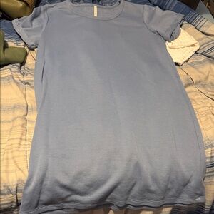 Blue Women’s T-Shirt Dress